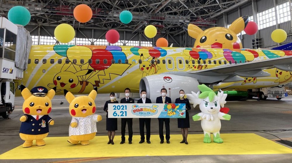 Conoce el Pikachu Jet: el nuevo avión de Pokémon