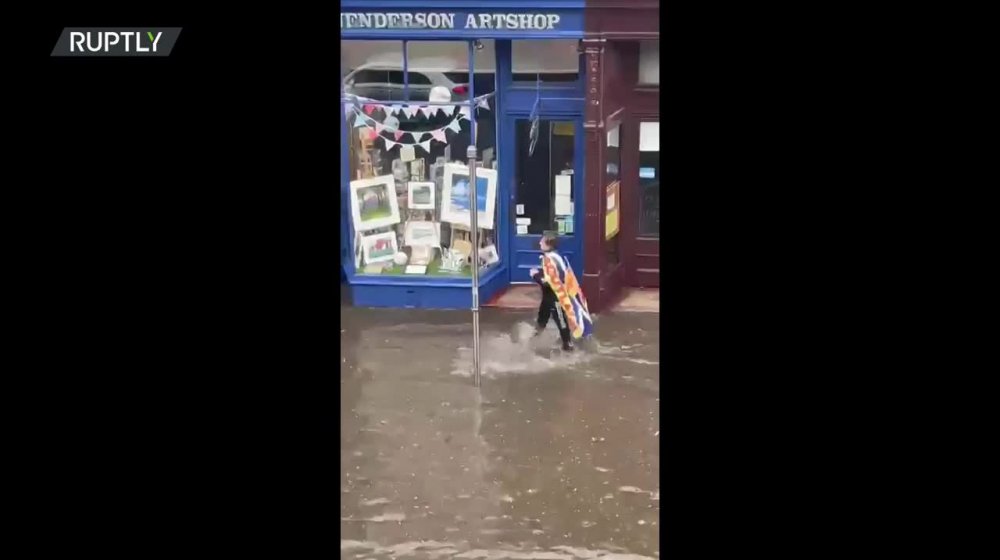 (Video)Reino Unido: Caos por las inundaciones repentinas en Escocia después de las fuertes lluvias