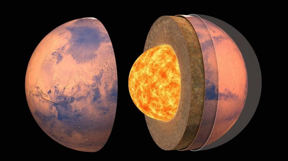 La NASA confirma que Marte tiene un núcleo líquido y metálico