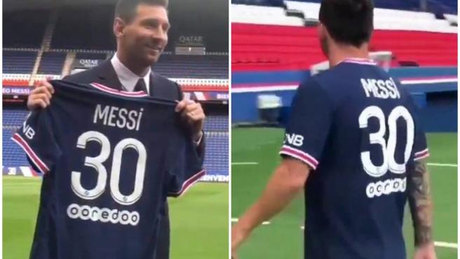 Se acabó la teleserie: Lionel Messi posa como nuevo refuerzo de Paris Saint-Germain