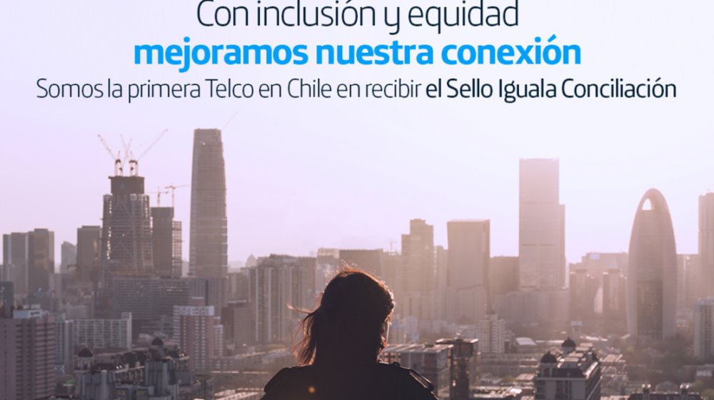 Primera empresa de telecomunicaciones en el país: Movistar Chile obtiene "Sello Iguala Conciliación" del Ministerio de la Mujer y Equidad de Género