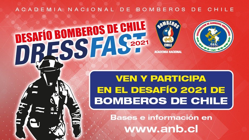 Bomberos de Chile busca al más rápido de América: Desafío Dress Fast América 2021