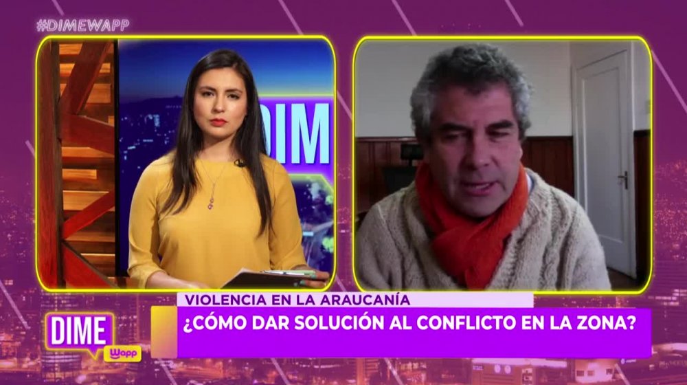 Andrés Jouannet, ex intendente de la Araucanía, en "Dime Wapp": "Hoy día hay más de 100 campos tomados, ese es el Gobierno actual". Revisa el capítulo completo