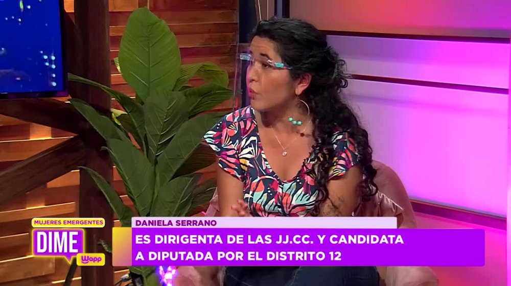 (Estreno) Las propuestas de la candidata a diputada, Daniela Serrano, se toman Dime Wapp